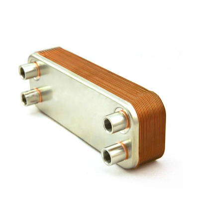 Stainless Steel Copper Brazed Heat Exchanger Marine Engine Oil Cooler