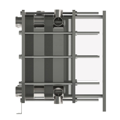 NBR Sanitary Gasket Plate Heat Exchanger Stainless Steel Frame Fad Class