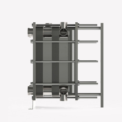 Cooler Sanitary Plate Heat Exchanger For Milk Beer Yogurt Wine Juice Pasteurizer