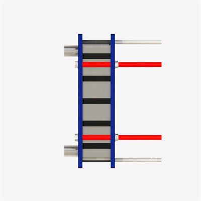 Flexible and Convenient Semi Welded Plate Heat Exchanger for Washing Liquid Heating