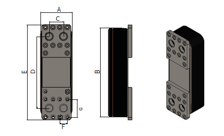 Marine Oil Cooler Heat Exchanger with High Thermal Efficiency
