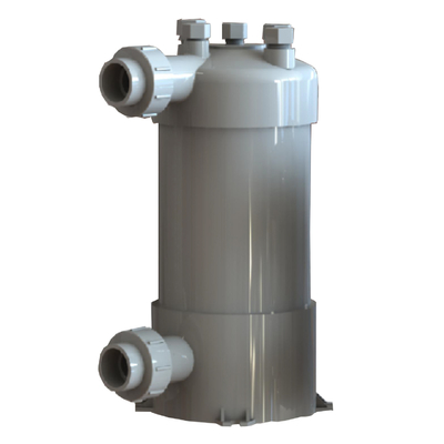 High Quality Aquarium Chiller Cooling Coil Heat Exchanger Titanium PVC Shell For Aquaculture