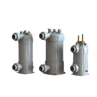 High Quality Titanium Coil Heat Exchanger PVC Water Heater For Swimming Pool Heat Pump