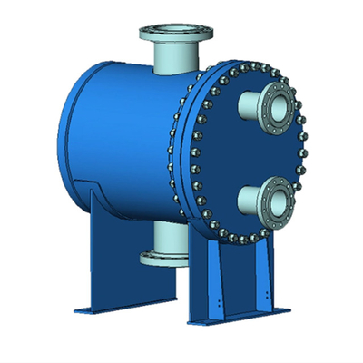 Round Plate and Shell Heat Exchanger Used in Metallurgy, Oil Refining, Chemical Industry