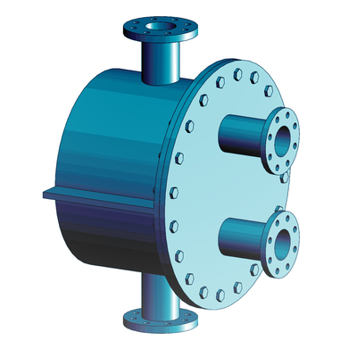 Full-welded Plate and Shell Heat Exchanger for Gas Heaters and Coolers