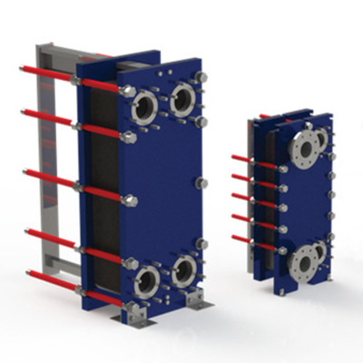High Heat Transfer Efficiency Semi Welded Gasket Plate Heat Exchanger for Petrochemical Industry