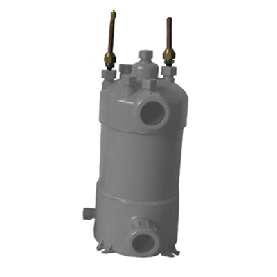 Cost-effective Aquarium Chiller Coil in Shell Heat Exchanger Pure Titanium Coil Heat Exchanger for Swimming Pool Heat Pump