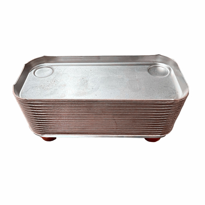 Stainless Steel 304/316L Copper Brazed Plate Heat Exchanger for Food Marine Industry
