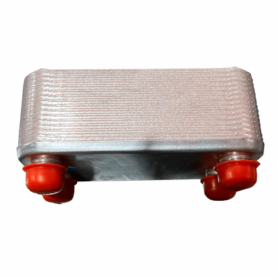 Industrial Water Air Conditioner Heat Pump Plate Evaporator Stainless Steel Brazed Heat Exchanger