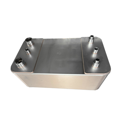 Refrigerant High Pressure Copper Heat Exchanger For Water Brazed Plate Heat Exchanger