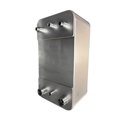 Refrigerant High Pressure Copper Heat Exchanger For Water Brazed Plate Heat Exchanger