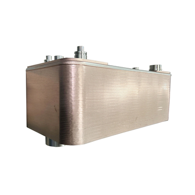 BL130 Copper Brazed Plate Heat Exchangers For Water Cooling Heat Pump Water Heater