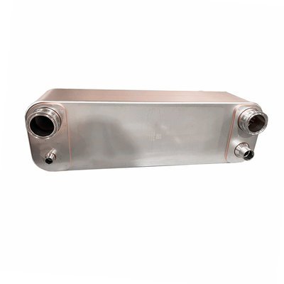High Temperature Durable Copper Brazed Plate Heat Exchanger for Dairy Water Chiller