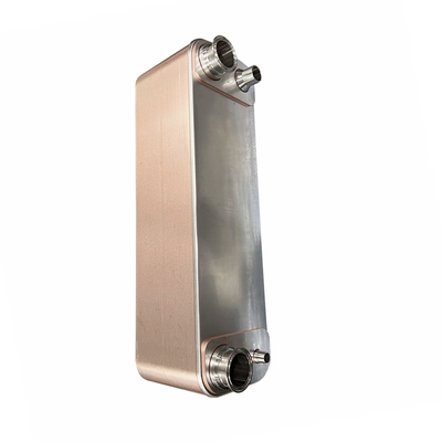 Copper Heat Pump System Water To Air Brazed Plate Heat Exchanger