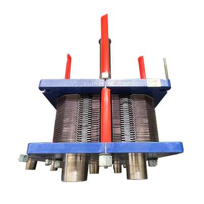 Industrial Titanium Semi Welded Gasket Phe Plate and Frame Heat Exchanger for Boiler Heating System