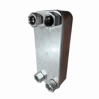 Competitive Price Brazed Copper Plate Heat Exchangers for HVAC Chiller Heat Pump &amp; Condenser Evaporator Cooler