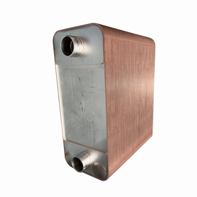 High-Efficiency Small Stainless Steel Brazed Plate Heat Exchanger Oil-Water Cooler with Core Condenser for Cooling Applications