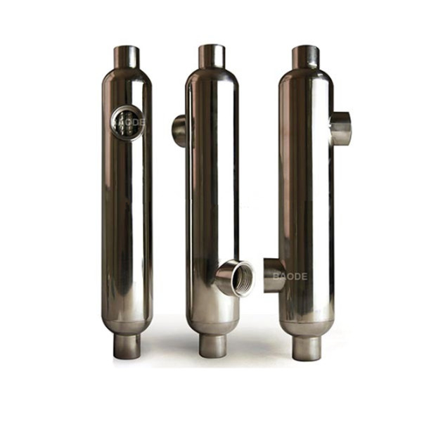 Factory wholesale stainless steel shell and tube pool heat exchanger water cooler heat exchanger for swimming pool