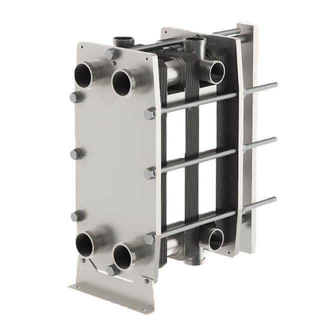 Stainless Steel Food Grade Plate Heat Exchanger For Milk Beer Juice Food Industry