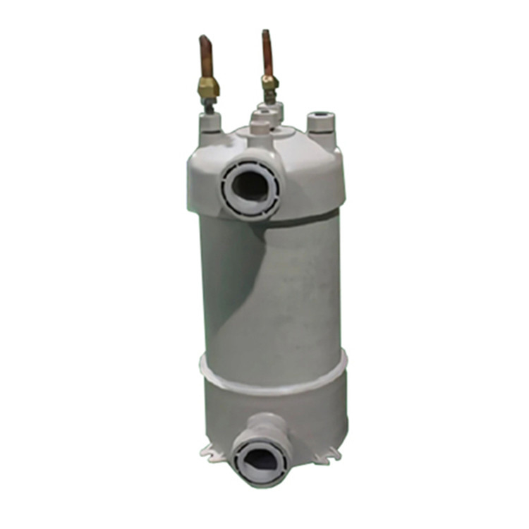 Swimming Pool Heat Pump and Aquarium Chiller PVC Heat Exchanger with Titanium Tube and PVC Shell