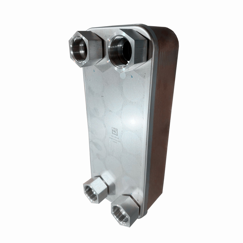 Competitive Price Brazed Copper Plate Heat Exchangers for HVAC Chiller Heat Pump &amp; Condenser Evaporator Cooler