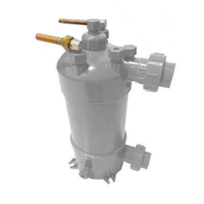 Titanium PVC Shell Heat Exchanger for High-Flow Seawater Systems for Swimming Pool Heat Pump